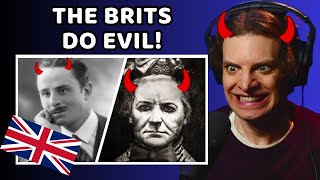 American Reacts to Top 10 Most Evil Brits [upl. by Uttasta]