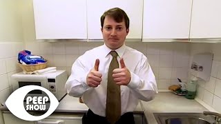 Mark Smashes A Tea Cup In Anger  Peep Show [upl. by Ecnerewal]