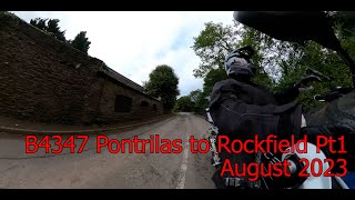 B4347 Pontrilas to Rockfield Pt1 [upl. by Ilahsiav]