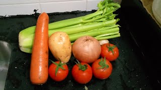 Cutting vegetables for long soup [upl. by Adine]