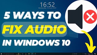 How to Fix Audio Problems in Windows 10 Laptop or PC in 2024  5 Easy Ways  Geek Help [upl. by Leesa]