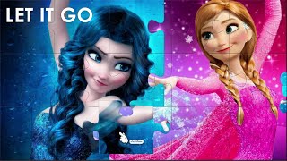 Let It Go Frozen Amazing New Song Cover Elsa Princess Jigsaw Puzzle [upl. by Inahpets172]