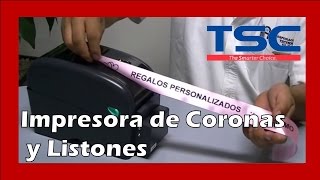 Impresora de Coronas y Listones [upl. by Cindra137]