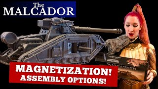 Malcador Magnetization amp Assembly Options Warhammer 40K amp Horus Heresy [upl. by Demp]