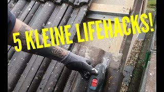 Dachdecker  5 kleine Lifehacks für Dachdecker  Lifehacks for Roofer [upl. by Eglantine]