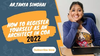 How to register as an Architect in COA 2022 [upl. by Acirat18]