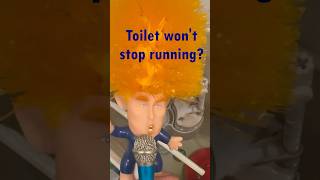 Toilet KEEPS RUNNING DIY Fix  Toilet Flapper When Toilet Tank Wont Shut Off [upl. by Pachston]