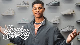 Manchester Uniteds Marcus Rashford Goes Sneaker Shopping With Complex [upl. by Buyer]