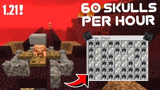 Minecraft 121 Wither Skeleton Farm No Spawn Proofing  2XGAMINGG [upl. by Niwri]