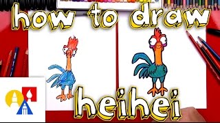 How To Draw Heihei From Moana [upl. by Anib]