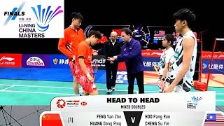 Finals  Hoo Pang RonCheng Su Yin mas vs Feng Yan ZheHuang Dong Ping chn  CHINA MASTERS 2024 [upl. by Lanaj]