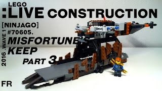 LEGO Live Construction  Ninjagos Misfortunes Keep 35 Français [upl. by Rednaskela]