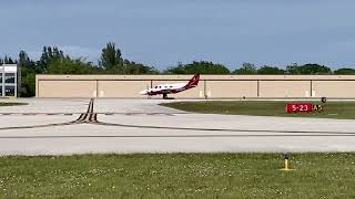 Piper Cheyenne I takeoff from Naples KAPF [upl. by Misa]