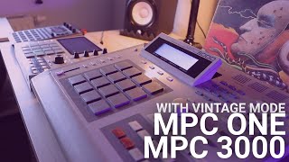 MPC 3000 vs MPC One  Sampling Comparison With Vintage Mode [upl. by Gnep919]