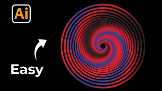 Design a Colorful Spiral Pattern  Design Masterclass  Adobe Illustrator Tutorial [upl. by Galloway]