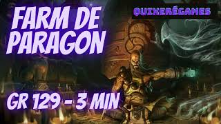 Diablo 3  Farm de XP Solo  Monge Inna Shenlong Speeds  GR 129 [upl. by Oiromed758]