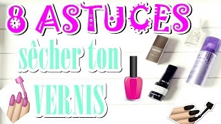 8 ASTUCES MAGIQUES ► SÉCHER son vernis EN 30 SECONDES 37 [upl. by Yoshio]