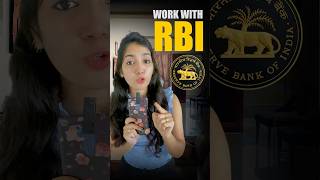 Work with RBIcasharathjyothsnaRBIinternshipjobstrendingyoutubeshorts [upl. by Watkin92]