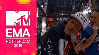 Bruno Mars – 24K Magic from the 2016 MTV EMAs Official Live Performance [upl. by Ariem51]