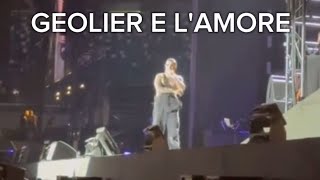 GEOLIER e il discorso sullAMORE 💔 Al concerto al Maradona le prime parole sulla rottura con Valeria [upl. by Alvita]