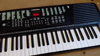 Hamzer H201BK electric piano keyboard goodwill find [upl. by Liban]