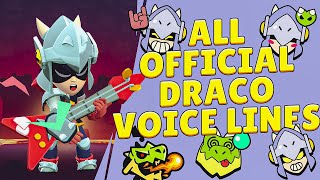 New brawler DRACO Voice Lines brawlstars [upl. by Emily]