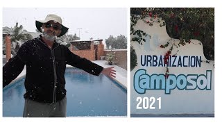 Camposol Spain Snow April 1st 2021 [upl. by Annmarie]