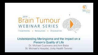 Understanding Meningioma and the Impact on a Person’s Quality of Life [upl. by Allbee]