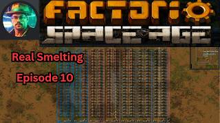 Factorio 20 Space Age Ep10  Expanding Smelting Starting A Bus [upl. by Ariela]