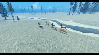 Yellowstone Unleashed Roblox Cougar Hunts Elk [upl. by Erna]