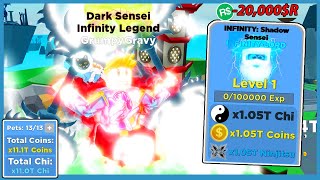 I Spent Over 20000 Robux To Get A Full Team Of Infinity Lord Pets In Roblox Ninja Legends [upl. by Vinni]