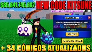 NOVOS CÓDIGOS  34 CÓDIGOS DE 2X XP BELI E RESET NO BLOX FRUITS 2024  blox fruit codes [upl. by Sul]