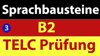 Sprachbausteine B2 3 Telc Prüfung 2024 [upl. by Perr]