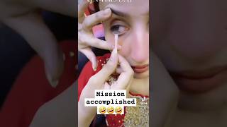 Lens tiktok mission accomplished eyelenses makeup [upl. by Einahpts]