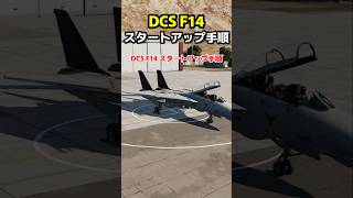 DCS F14スタートアップ手順 戦闘機 dcsworld topgun トップガン [upl. by Marron]