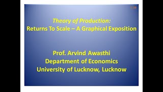 Returns to Scale Causes and Graphical Exposition [upl. by Grounds]