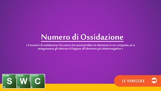 Le 10 Regole per assegnare il Numero di Ossidazione [upl. by Schram]