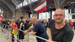 CSD Leipzig  Gegendemo  Hauptbahnhof 170824 [upl. by Monro]