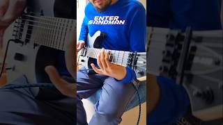 Enter sandman riff metallica jameshetfield kirkhammett entersandman sandman guitarcover metal [upl. by Ylas107]