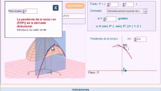 Interpretación Geométrica de la Derivada Direccional [upl. by Heymann255]