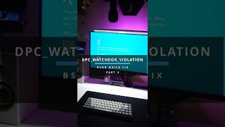 BSOD quick fix DPCWATCHDOGVIOLATION PART 3 shorts [upl. by Disraeli34]