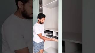 Watch storage place and sarees storage work improvement interiordesign trendingwork [upl. by Nosnor]