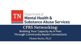 CPRS Networking Building Your Capacity Through Community Connections [upl. by Adaval]