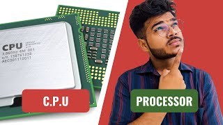 CPU vs Processor  What’s the difference🤔🤔 [upl. by Aitsirk881]