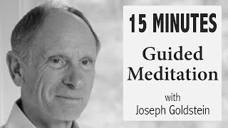 15 Minute Guided Meditation with Joseph Goldstein [upl. by Aneekan]