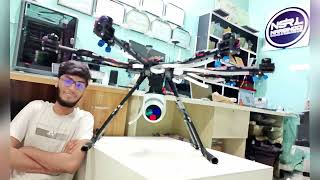 Watch our Students Innovation and Creativity  Octocopter Multipurpose Drone  Made In Bangladesh [upl. by Anivahs]