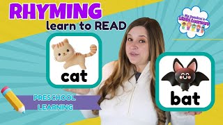 Reading Made EASY with Rhyming Words for KIDS  Preschool Learning  Educational Video for KIDS [upl. by Goodwin963]