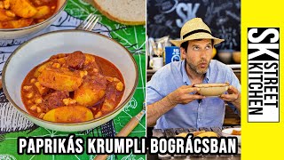 PAPRIKÁS KRUMPLI bográcsban🥔🔥 [upl. by Dlared]