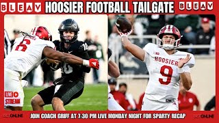 HOOSIER FOOTBALL TAILGATE MICHIGAN STATE RECAP [upl. by Notniuq476]