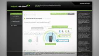 Amped Wireless Setup SR20000G High Power WirelessN 600mW Gigabit Dual Band Repeater [upl. by Adamec527]